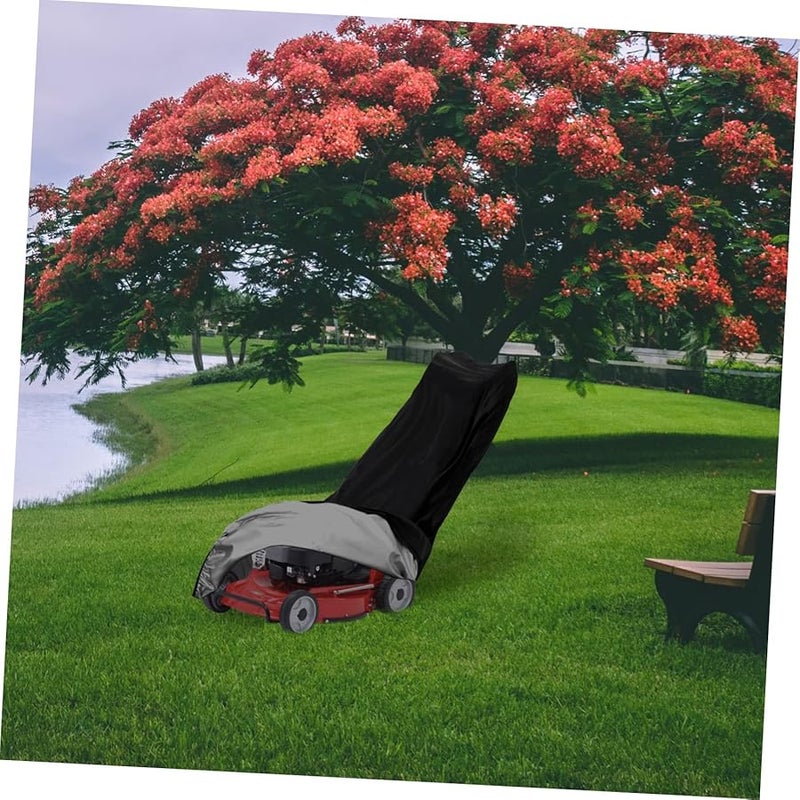 Heavy Duty Waterproof Lawn Mower Cover Outdoor Storage Bag Sun Resistant Fits Most - Image 4